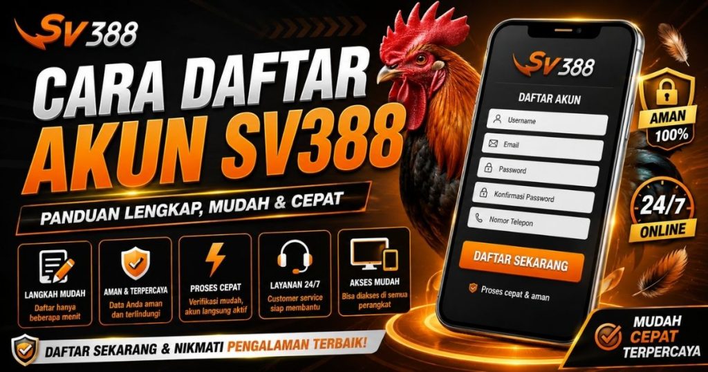 Cara Daftar Akun SV388